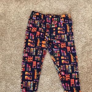Lularoe 2017 Shadows In windows Leggings-TC2 NWT
